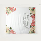 Tenture Fond de photomaton de jardin floral pour mariage p (Devant (Horizontal))