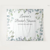 Tenture Fond de photomaton de mariage floral verdure (Devant (Horizontal))