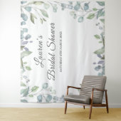 Tenture Fond de photomaton de mariage floral verdure (En situation)