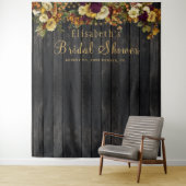 Tenture Fond de photomaton de shower de mariage floral d'a (En situation)