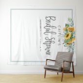 Tenture Fond de photomaton de tournesol pour enterrement d (En situation (horizontale))