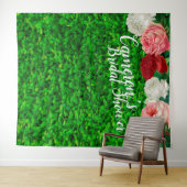 Tenture Fond de photomaton de verdure pour enterrement de  (En situation (horizontale))