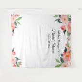 Tenture Fond de photomaton floral pour enterrement de vie  (Devant (Horizontal))