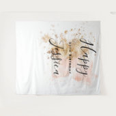 Tenture Fond de photomaton pour 30e anniversaire rose et o (Devant (Horizontal))