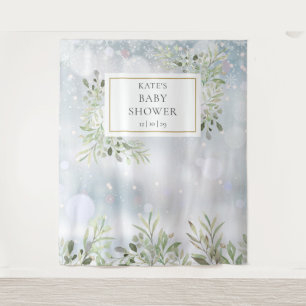 Tenture Fond de photomaton pour baby shower sur le thème d