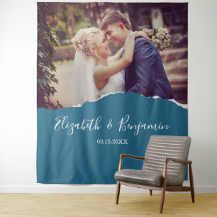 Tenture Fond de photomaton pour couple de mariage moderne