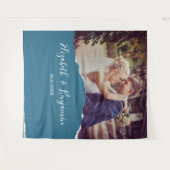 Tenture Fond de photomaton pour couple moderne de mariage (Devant (Horizontal))
