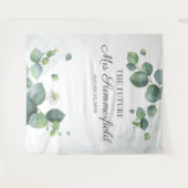 Tenture Fond de photomaton pour future Mme Eucalyptus (Devant (Horizontal))