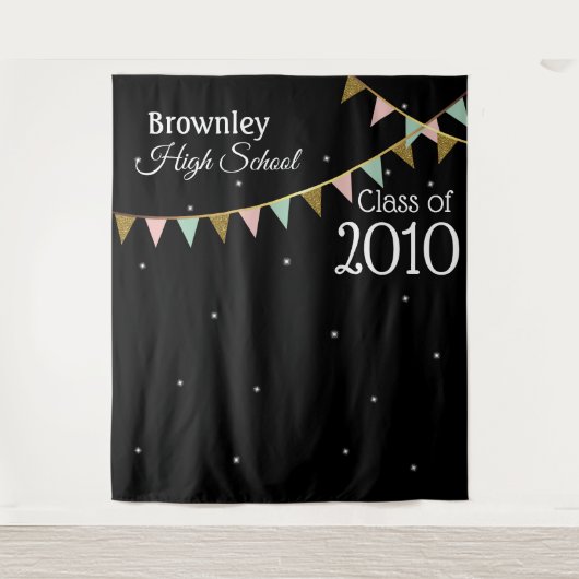 Tenture Fond de photomaton pour réunion d'école (Devant)