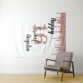 Tenture Fond de photomaton pour Sweet 16 Rose Gold Sixteen (En situation (horizontale))