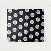 Tenture Fond de répétition de marche Logo de l'entreprise  (Devant (Horizontal))