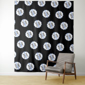 Tenture Fond de répétition de marche Logo de l'entreprise  (En situation)