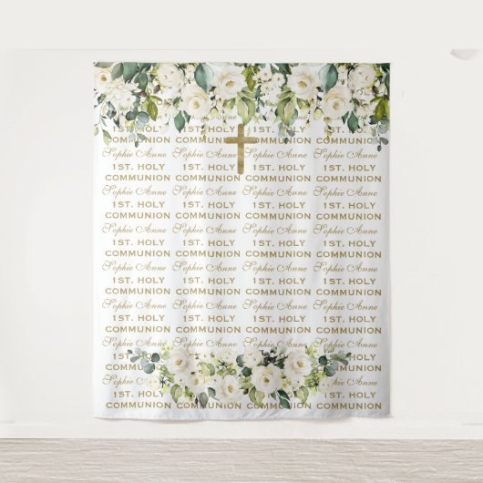 Tenture Fond de répétition pour la Sainte Communion avec f (Devant)