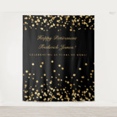 Tenture Fond de retraite, Fond de photobooth, Or (Devant)