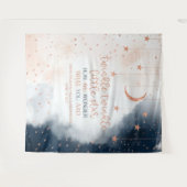 Tenture Fond de révélation de genre, Bannière Twinkle Litt (Devant (Horizontal))