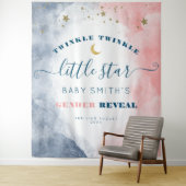 Tenture Fond de révélation de genre Twinkle Twinkle Modern (En situation)