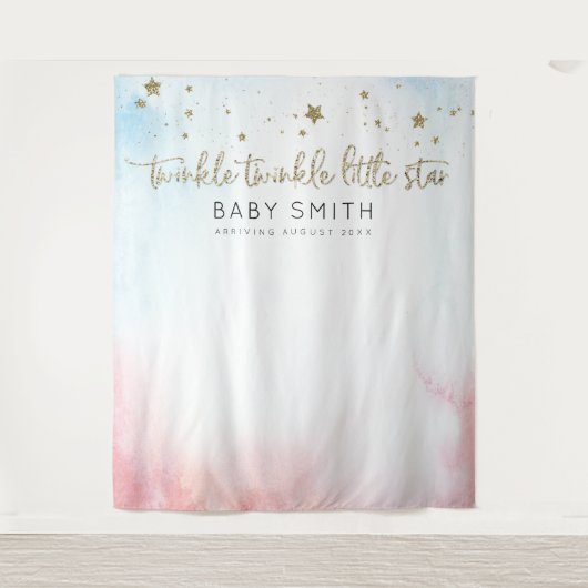 Tenture Fond de Révélation du Sexe Twinkle Twinkle (Devant)