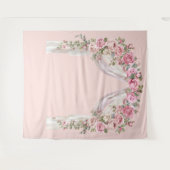 Tenture Fond de roses (Devant (Horizontal))