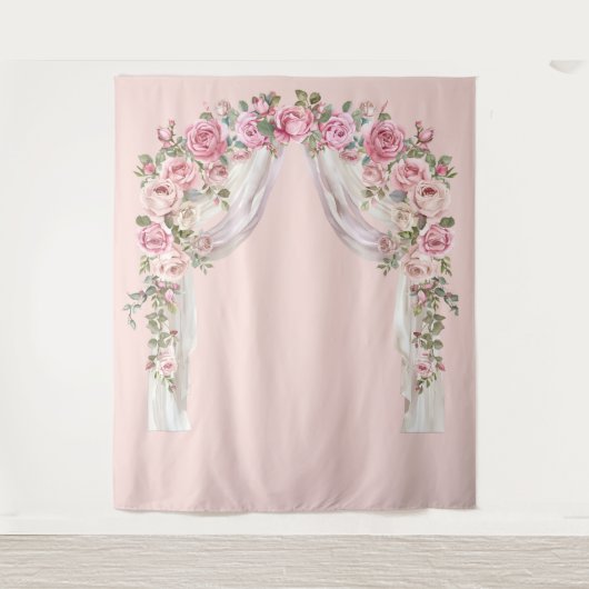 Tenture Fond de roses (Devant)