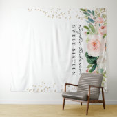 Tenture Fond de scène d'anniversaire Glam Gold Confetti Sw (En situation (horizontale))