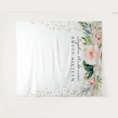 Tenture Fond de scène d'anniversaire Glam Gold Confetti Sw (Devant (Horizontal))