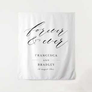 Tenture Fond de scène de cérémonie de mariage pour toujour