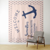 Tenture Fond de scène de fête de Bachelorette de plage d'a (En situation)