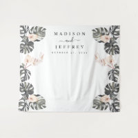 Fond de scène de mariage avec calla tropical pour 