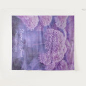 Tenture Fond de scène de mariage floral violet Hydrangea p (Devant (Horizontal))