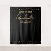 Tenture Fond de scène de remise de diplômes de l'année ave (Devant)
