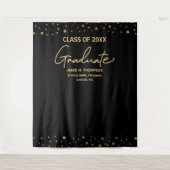 Tenture Fond de scène de remise de diplômes de l'année ave (Devant)