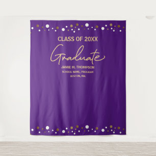 Tenture Fond de scène de remise des diplômes de la classe 