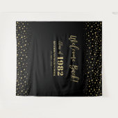 Tenture Fond de scène de retrouvailles de classe Gold & Bl (Devant (Horizontal))