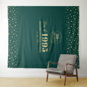 Tenture Fond de scène de retrouvailles de classe Gold & Gr (En situation (horizontale))