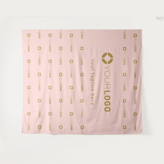 Tenture Fond de scène d'événement commercial avec logo rép (Devant (Horizontal))