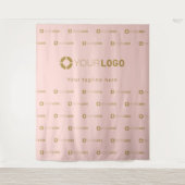 Tenture Fond de scène d'événement commercial avec logo rép (Devant)