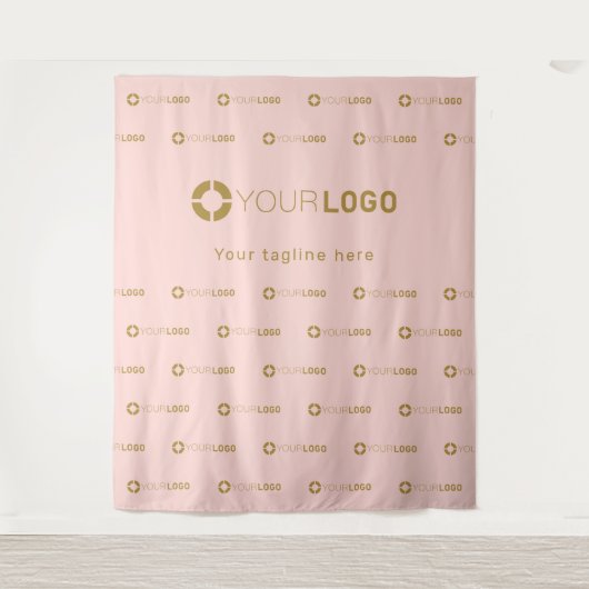 Tenture Fond de scène d'événement commercial avec logo rép (Devant)