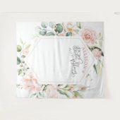 Tenture Fond de scène élégant pour la douche de mariée à l (Devant (Horizontal))