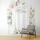 Tenture Fond de scène élégant pour la douche de mariée à l (En situation)
