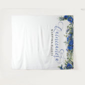 Tenture Fond de scène élégant Quinceanera Eucalyptus Rose  (Devant (Horizontal))