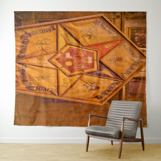 Tenture Fond de scène Étoile de l'Est (En situation (horizontale))