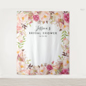 Tenture Fond de scène floral rustique pour enterrement de (Devant)