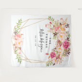 Tenture Fond de scène floral rustique pour Mme Future pour (Devant (Horizontal))