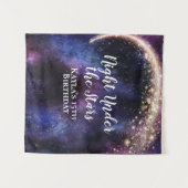 Tenture Fond de scène Nuit sous les étoiles (Devant (Horizontal))