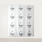 Tenture Fond de scène personnalisé avec logo répétitif (Devant)
