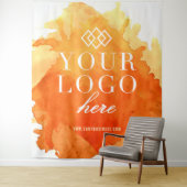 Tenture Fond de scène personnalisé pour salon professionne (En situation)