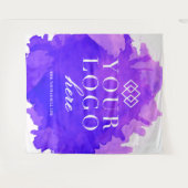 Tenture Fond de scène personnalisé pour salon professionne (Devant (Horizontal))