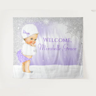 Tenture Fond de scène pour Baby Shower sur le thème de l'h