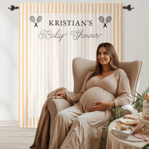 Tenture Fond de scène pour baby shower sur le thème du ten