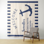 Tenture Fond de scène pour enterrement de vie de jeune fil (En situation)